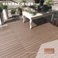 Easy Installation Low Maintentance Water Proof Outdoor WPC Garden Decking Tiles